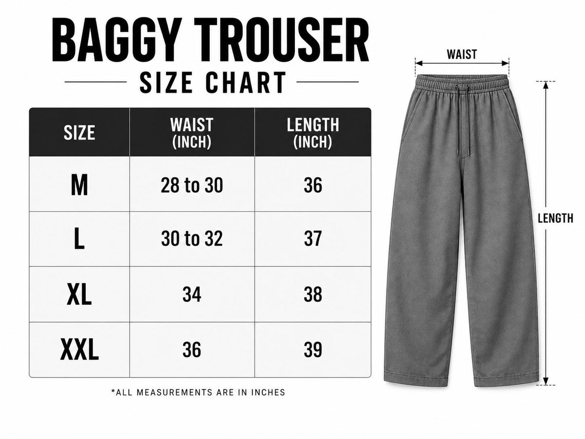 Pintage Acid Wash Baggy Trousers