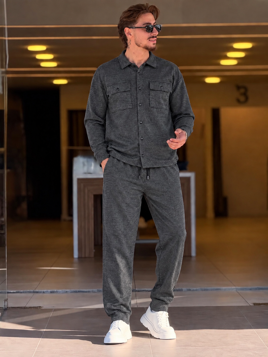 Double Pocket Jacket Style  Track suit